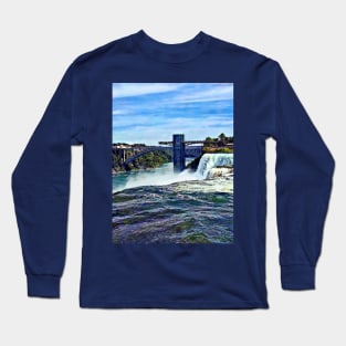 Niagara Falls NY - Prospect Point Observation Tower Long Sleeve T-Shirt